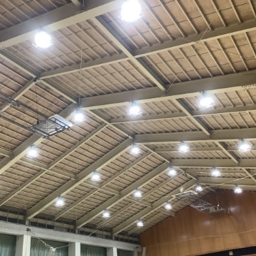 会津大学短期大学部体育館照明改修工事